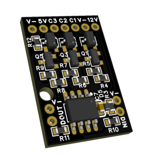 DMX TO WS2812 BOARD SOLDER