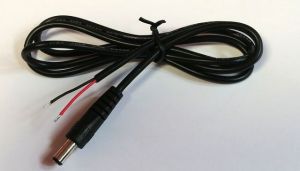 Jack 2.1 in 1M bare wires