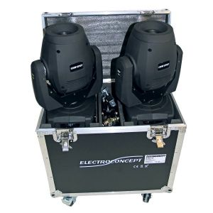 PACK DE 2 PROFILE 120 SPOT LED DMX HF + FLIGHT CASE 